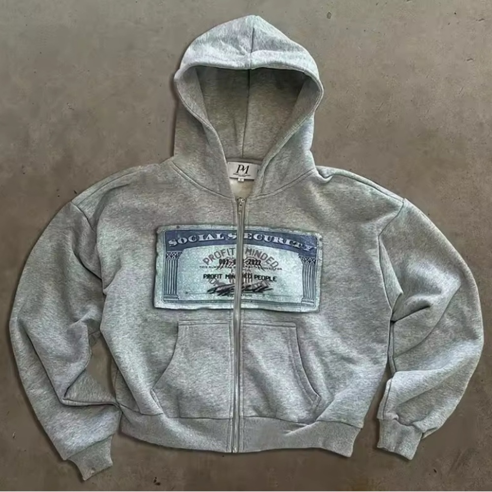 Gray Hoodie by